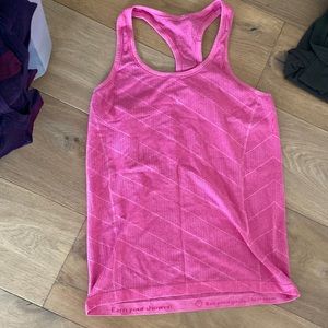 Pink zig zag Lulu tank